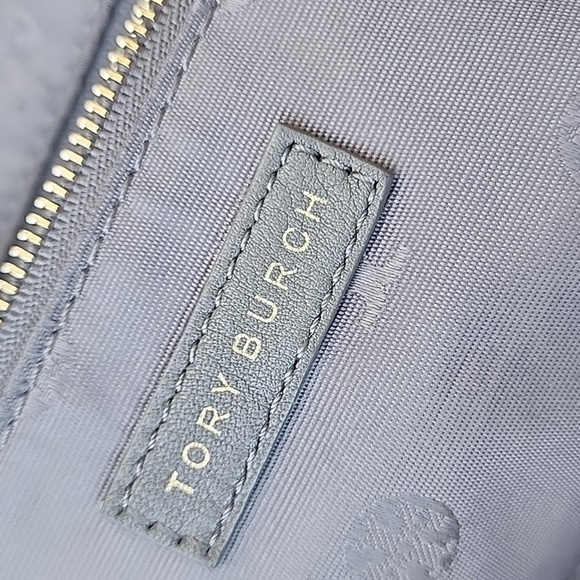 Tory Burch Gray Pebble Leather Tote Bag shoulder bag - Picture 13 of 15